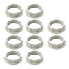 G9 Plastic Shade Ring,Lampshade Ring for G9 Lamp Holder-White (10)