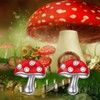 S925 Sterling Silver Cute Mushroom Stud Earrings Lovely Charm Earring