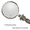 Handheld Magnifier with Metal Handle, Vintage Magnifying Glass Portable Retro