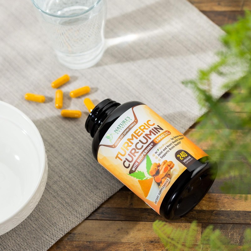 Turmeric Curcumin Supplement 1950mg - 95% Curcuminoids with BioPerine Black