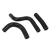 3PCS Silicone Radiator Coolant Hose Pipe Kit Stable Connection Leak