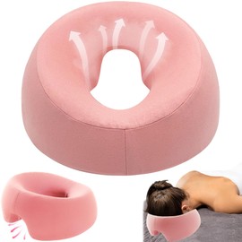 TZEKING Massage Facial Cradle Cushion, Massage Pillow Head Hole, U-shaped Massage Face Cushion, Massage Headrest for Bed, Face Cushion Abdominal Position for Spa Salon, Schools, Offices