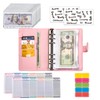 NICOOTH NICOOTHBudget Binder Cash Envelopes A6 Money Saving Binder with