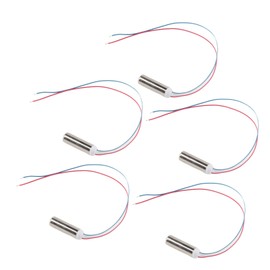 5 Pieces 14500 rpm Waterproof Vibration Motor Hollow Shell Vibration Motor Cylindrical Micro Coreless Vibration Motor for Massager Smart Glasses