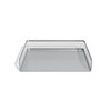 Staples TRU RED Side Load Stackable Metal Letter Tray, Silver,