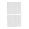 2PCS Filter Sleeve 6in White Elastic Polyester Prefilter Cover for