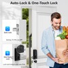 LOCK&SOLVER Keyless Entry Door Lock, Smart Lock for Front Door,