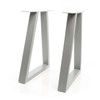 Table Runners Table Frame Industrial Trapezoid Set of 2 Steel