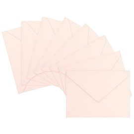 LIKAJON 200 Pack A7 Envelopes, Blush Pink Greeting Card Envelopes Self Seal, 5.24 x 7.24 in Envelopes for Birthday Graduation Baby Shower Wedding Invitation Cards