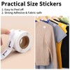 Svaldo Plastic Shirt Bags with Size Stickers for Clothing, 100PCS