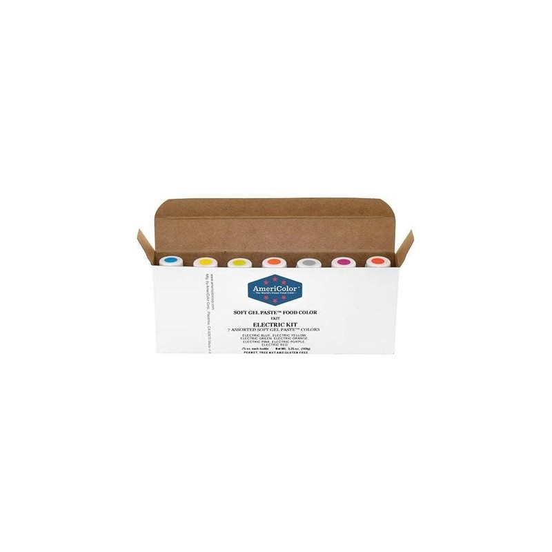 AmeriColor Food Coloring - Electric Kit - Soft Gel Paste,