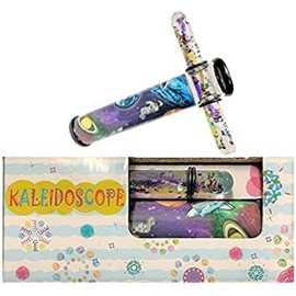 Star Magic Glitter Tube Kaleid0scope, Liquid Motion Wand Kaleidoscope, Trippy Kaleidoscope, Glitter Filled Kaleidoscope (Space) in Gift Box