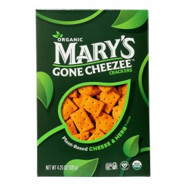 UD_Mary's Gone Crackers Case of 6-4.25 oz Grain Snacks Crckr Peanut Bsd Hrb Chs