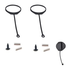 Pack of 2 Car Fuel Cap Rubber Band with Pin and Buckle, Car Fuel Tank Cover Line, Fuel Cap Holding Strap, Fuel Cap Rubber Band, Fuel Cap Rubber Cable Wire Compatible