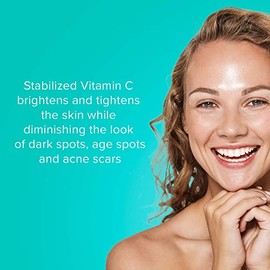 ClarityRx C-Results - Suero facial iluminador con vitamina C, tratamiento facial antienvejecimiento natural a base de plantas para manchas oscuras y c