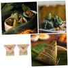 LABRIMP 2Pcs Wooden Rice Ball Molds Triangle Moulds for Rice