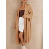 Danedvi Womens Long Cardigan Sweaters 2024 Fall Chunky Knit Oversized