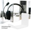 SEWACC 2 Sets Acrylic Headset Hanger Wall Mounted Headphone Holder