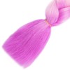 Braiding Hair Extensions 6pcs/pack Jumbo Braids Ombre 5 Rainbow Color