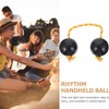 Rhythmic Ball Hand Shaker Balls Music Egg Shaker Double Gourd