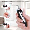 ZORAMI 2025 Ear Nose Hair Trimmer Waterproof Dual Blades