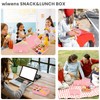 wiwens Snack Box Container for Kids Adults Reusable Snackle Box