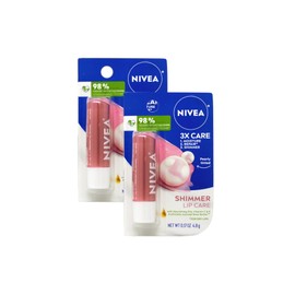 Nivea Shimmer Lip Balm Nivea Shimmer Lip Balm (Pack of 2)
