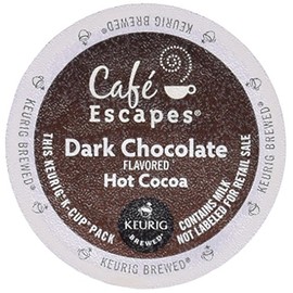 Cafe Escapes Dark Chocolate Hot Cocoa 48 K Cups