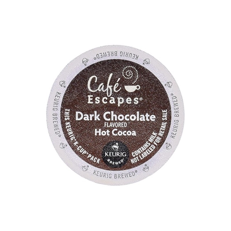 Cafe Escapes Dark Chocolate Hot Cocoa 48 K Cups