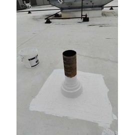 100% Silicone Roof Patch – Prevent and Repair Leaks – Complete Waterproofing – Easy Trowel or Brush Application…(1/2 Gallon, Gray)