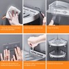 DUFU Adhesive Corner Shower Caddy with Hooks,Bathroom Shower Organizer, No