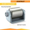 GearTrust Weld on Trailer Roller Wheel, Heavy Duty Steel Trailer