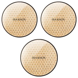 Isa Knox Cover Supreme Rich Essence Skin Cover Pact Foundation 10g, Shade 23, 3 Pieces / 이자녹스 커버 수프림 리치 에센스 스킨커버 팩트 파운데이션 10g, 23호, 3개