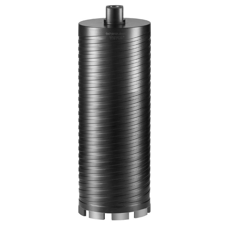 VEVOR Core Drill Bit, 4" Wet/Dry Diamond Core Drill Bits