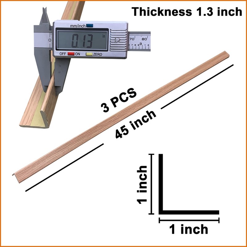 3 PCS 45" Wall Corner Protector Trim Borders for Wall