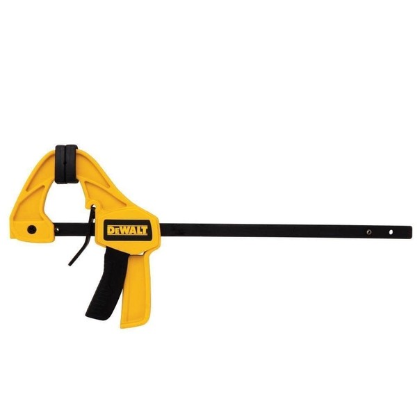 DEWALT DWHT83149 Medium Trigger Clamp with 6 inch Bar, 2pk , Yellow