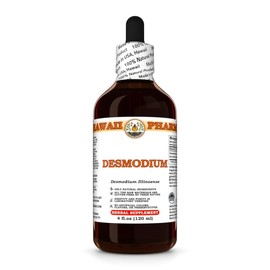Desmodium (Desmodium Illinoense) Dry Herb Tincture, Made in Hawaii, All Natural, Vegan, Pure Liquid Extract - 4 fl.oz