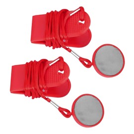 OVDGWC 2-Piece Treadmill Safety Lock, Simple Safety Lock, Magnetic Buckle, Treadmill Safety Switch Key, Emergency Stop Button, Treadmill Accessories