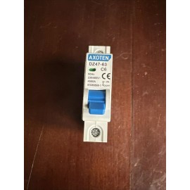 Axoten 1 Pole 6A 230/400V Low-voltage Miniature Circuit Breaker DZ47-63 C6