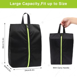 GUSDYIT Cleat Bags for Sports Smell Proof, Travel Salt Bags for Soccer Cleats, Golf Gym Shoe Bag