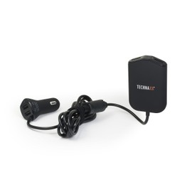 Technaxx 4708 Family Car Charger TE14 with 4-Way USB Connection Black