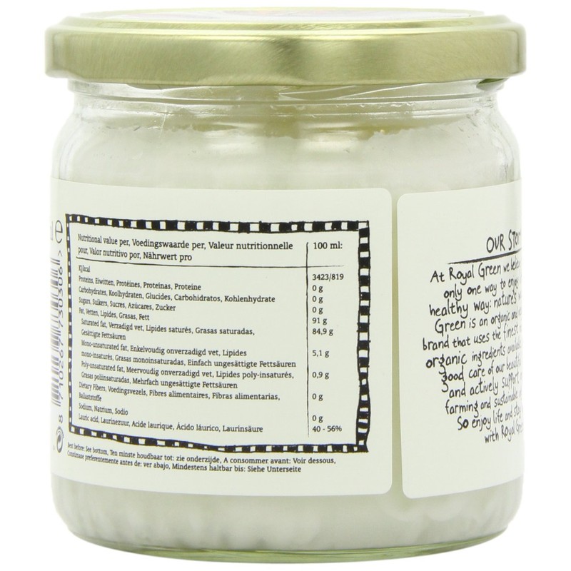 Natürliches Kokosöl Extra Virgin (325 ml) - Royal Green