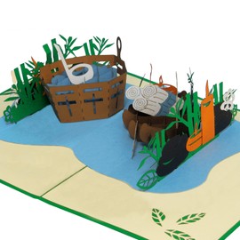 LINPOPUP, N35 Pop Up Card Wellness, Wellness Voucher, 3D Pop Up Card, Birthday, Greeting Card, Folding Card, Sauna, Massage, Wellness Card