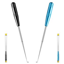 iTGOOS 2 Pieces Fish Hook Remover Tool Kit Hook Quick Removal Device Fishing Hook Extractor Tool with Storage Tube Fishing Supplies Unhooking Disgorger (Upgrade)