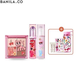 BANILA CO Color Play Set 7items [I SCREAM COLOUR EDITION], Tint#$%Eyepalette:PK01 Ballerina-07 Peach Mind