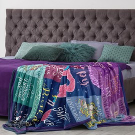 Solzien 8 Year Old Girl Birthday Gift Ideas Blanket 60"x50", Best Gifts for 8 Year Old Girls, 8th Birthday Gifts for Girl, Birthday Gifts for 8 Year Old Girl, 8th Birthday Decorations for Girls