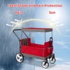 Wagon Canopy Attachment Compatible with Radio Flyer, Portable Replacement Canopy,