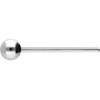Piercingline® 925 Silver Bendable Nose stud – ball silver colours