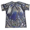 ZUYPSK Maglietta a maniche corte per bambini e bambine, metallizzata,