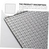 SUPVOX Stainless Steel BBQ Grill Mesh Rack - 20x20cm Square